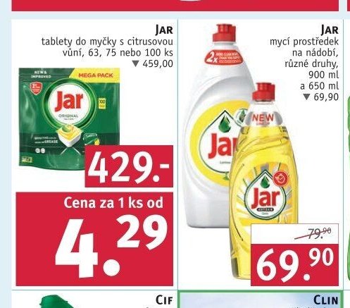 Jar tablety do myčky