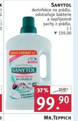 Sanytol dezinfekce na prádlo