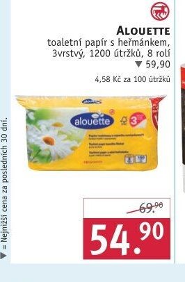 Alouette toaletní papír