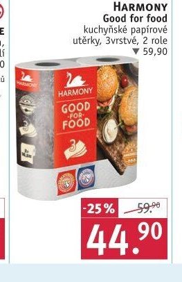 Harmony Good for food kuchyňské papírové utěrky
