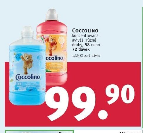 Coccolino koncentrovaná aviváž