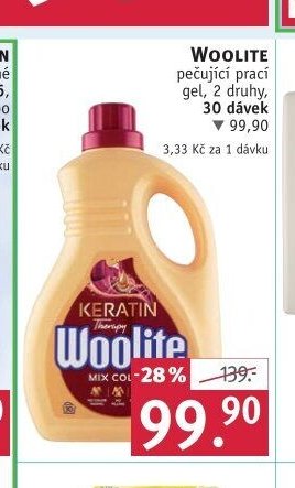 Woolite pečující prací gel