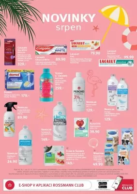 akční leták ROSSMANN drogerie 26.7.2023-22.8.2023