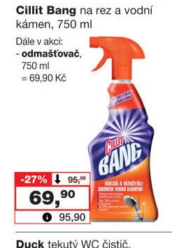Cillit Bang na rez a vodní kámen, 750 ml