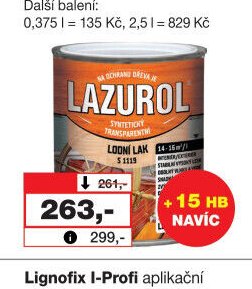 LAZUROL lak lodní S1119