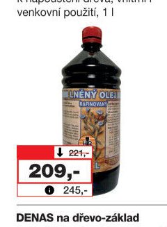Lněný olej rafinovaný
