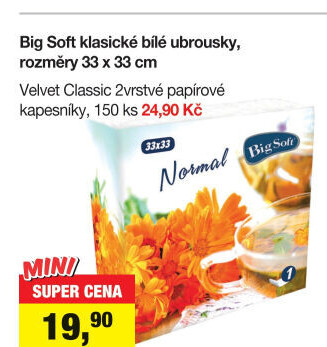 Ubrousky papírové Big Soft