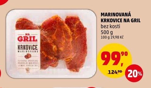 MARINOVANÁ KRKOVICE NA GRIL