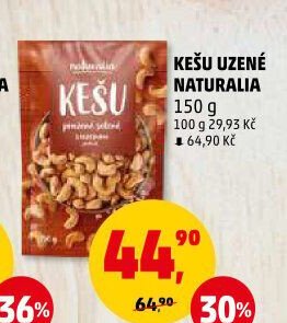 KEŠU UZENÉ NATURALIA 150 g