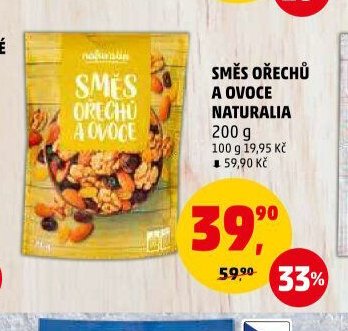 SMĚS OŘECHŮ A OVOCE NATURALIA 200 g