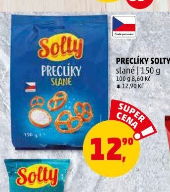 PRECLÍKY SOLTY slané 150 g