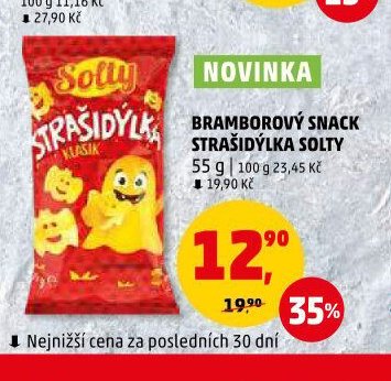 BRAMBOROVÝ SNACK STRAŠIDÝLKA SOLTY 55 g