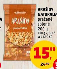 Arašídy pražené Naturalia