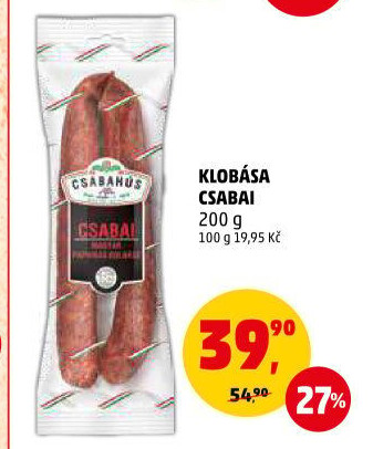 Klobása Csabai