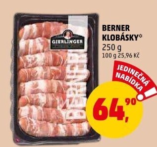 Klobásky Berner Gierlinger