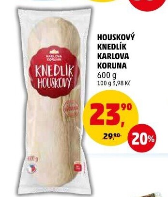 Knedlík houskový Karlova Koruna