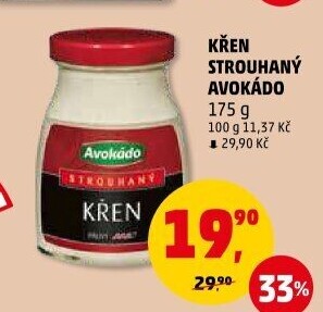 Křen strouhaný Avokádo