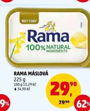 Margarín máslová příchuť Rama