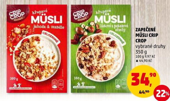 Müsli zapékané Crip Crop