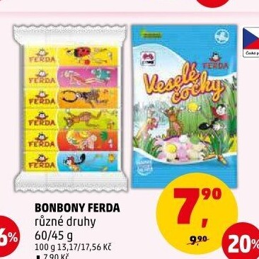 Ovocné dražé Ferda M Bons