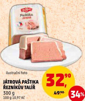 Paštika játrovka Řezníkův talíř