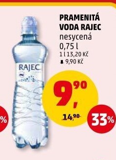 Přírodní voda Rajec
