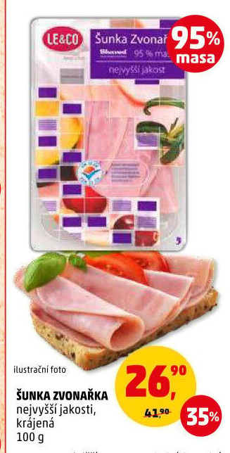 Šunka Zvonařka nejvyšší jakosti LE&