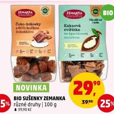 Sušenky Bio Zemanka