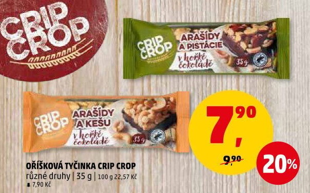 Tyčinka oříšková Crip Crop