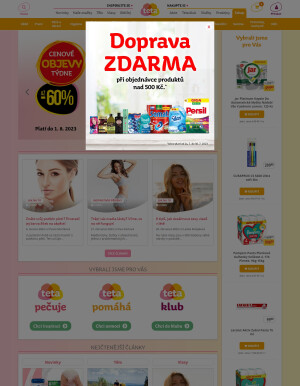 akční leták Teta drogerie 26.7.2023-1.8.2023