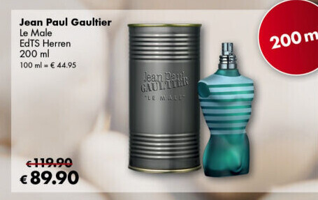 Toaletní voda pánská Le Male Jean Paul Gaultier