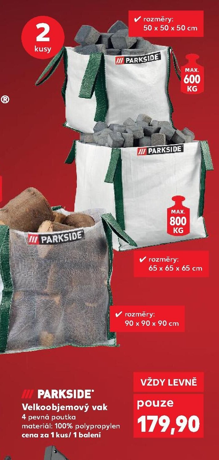 Parkside Velkoobjemový vak