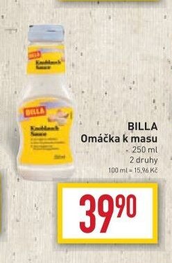BILLA Omáčka k masu