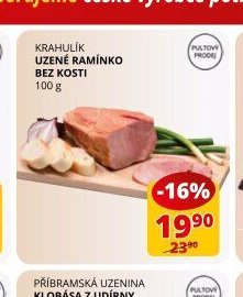 Krahulík uzené ramínko bez kosti 100 g