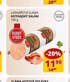 Uzenářství Sláma gothajský salám 100 g