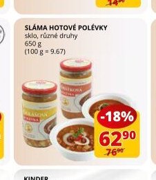 Sláma hotové polévky 650 g