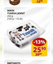 Mikin tvaroh jemný 250 g
