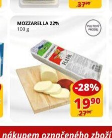 Mozzarella 22% 100 g