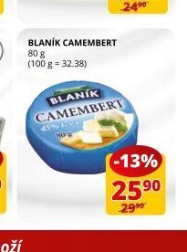 Blaník camembert 80 g
