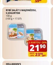 RYBÍ SALÁT S MAJONÉZOU, S JOGURTEM