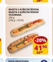 BAGETA S KUŘECÍM ŘÍZKEM