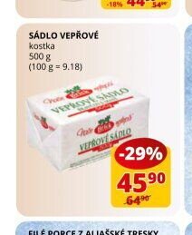 SÁDLO VEPŘOVÉ