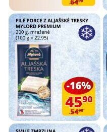 FILÉ PORCE Z ALJAŠSKÉ TRESKY MYLORD PREMIUM