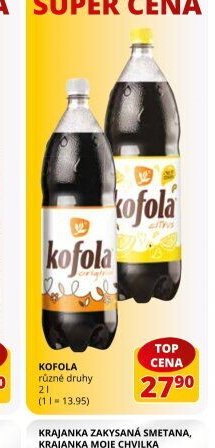Kofola různé druhy