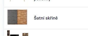 Šatní skříně