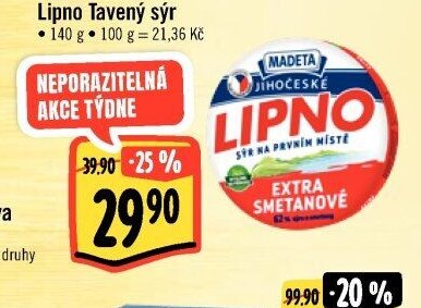 Lipno Tavený sýr