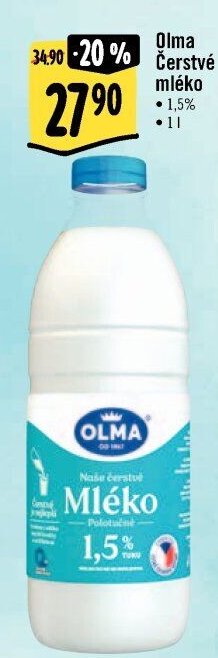 Olma Čerstvé mléko 1,5%