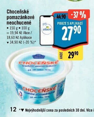 Choceňské pomazánkové neochucené