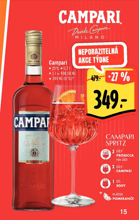 Aperitiv Bitter Campari