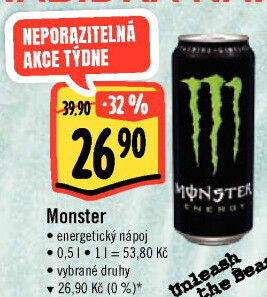 Energetický nápoj Monster Energy